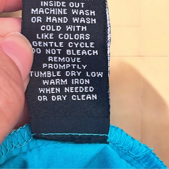 Sharagano Turquoise Shirt Tunic Dress Medium - Picture 12 of 13